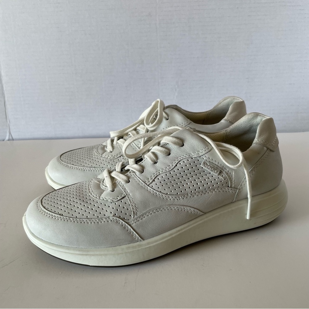 Ecco White Soft 7 Runner Sneakers Size